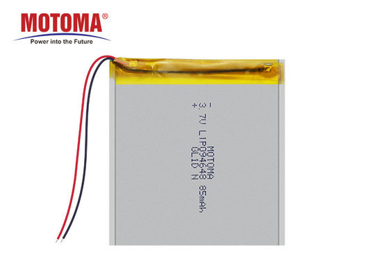 Lichtgewicht de Drijversbatterij van 85mah GPS, 0.9mm Uiterst dunne Lipo Batterij