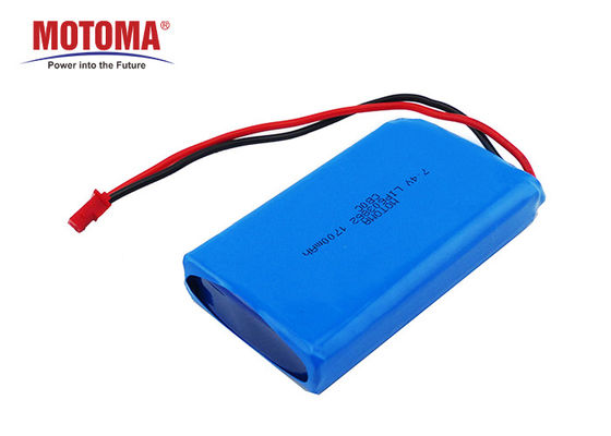 6*38*62mm Wearable Apparatenbatterij, 1700mah 7,4 Navulbaar de Batterijpak van V