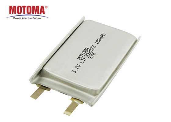 Wearable het Apparatenbatterij van MOTOMA, Rechargable 3,7 de Batterij van V 180mah Lipo