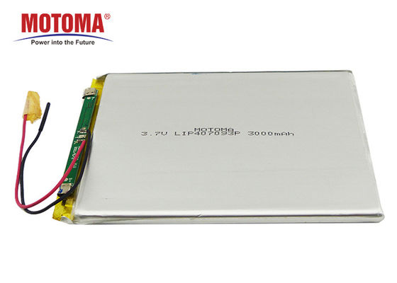 Van het de Cycluslithium van MOTOMA de Diepe Batterij Navulbare 3.7V 3000mAh van Lipo