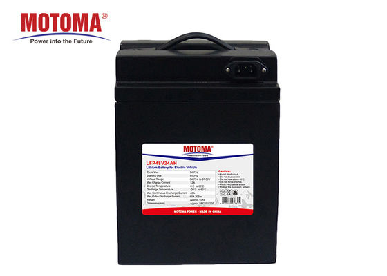 48V 24Ah LiFePO4 Lithium Battery For Solar Systems BMS Communication